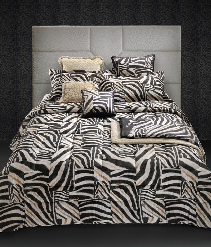 Juego de cama con funda nórdica Zebra Patch Roberto Cavalli 2009756