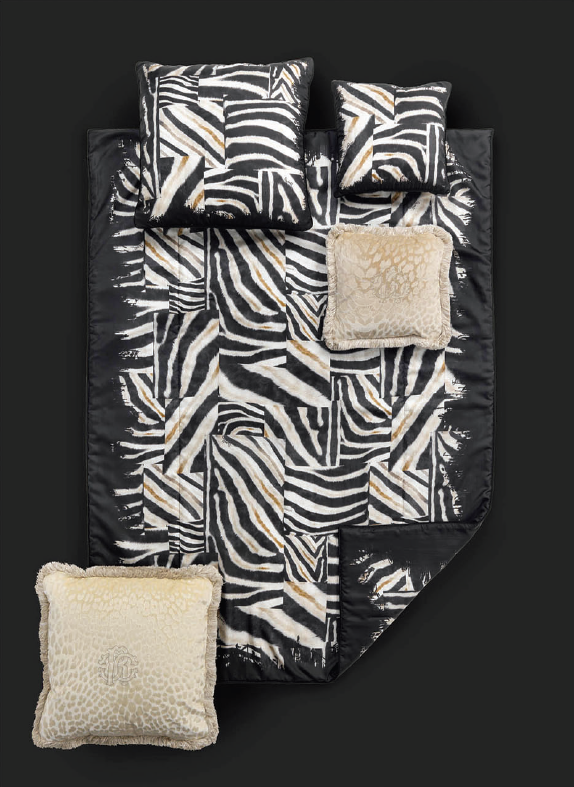 Лёгкое одеяло Zebra Patch Roberto Cavalli 2009758