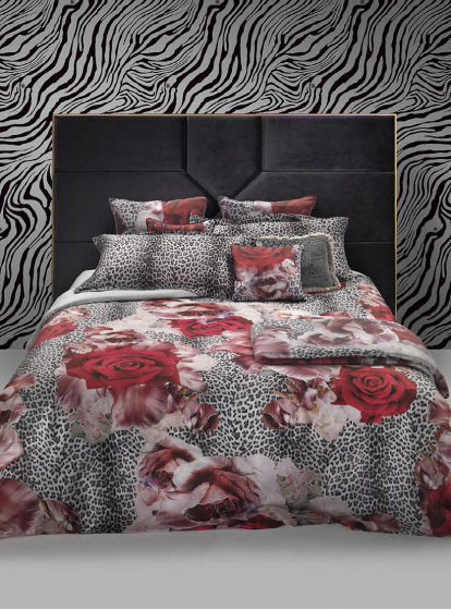 Copriletto matrimoniale Rose Leopard Roberto Cavalli 2007184