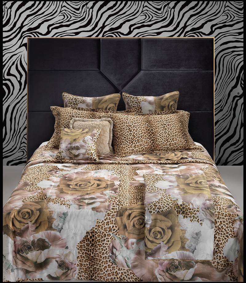 Double light blanket Rose Leopard Roberto Cavalli 2007184