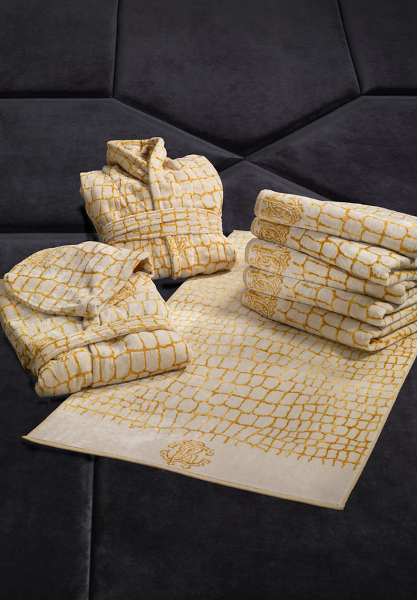 Conjunto de toalhas 2 peças. Cocco Gold Roberto Cavalli 2007006