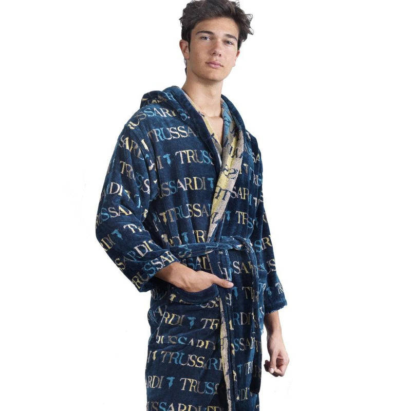 Accappatoio con collo scialle Turquoise coast Trussardi 2006965