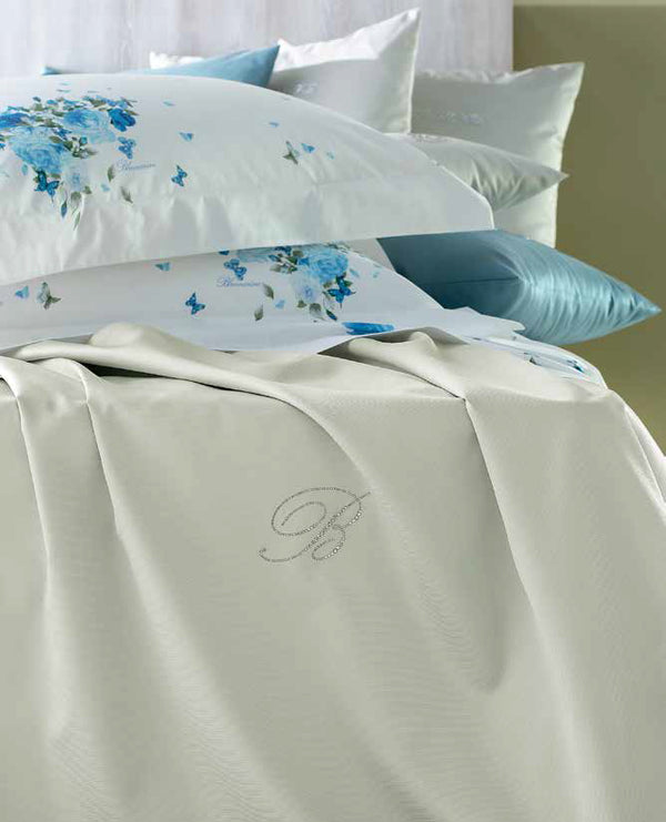 Çift kişilik yatak için yatak örtüsü Note Blu Blumarine 74989