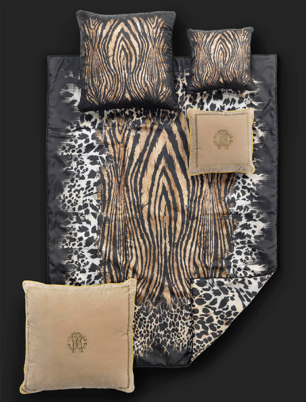 Καρό ύφασμα African Zebra Roberto Cavalli 2009904