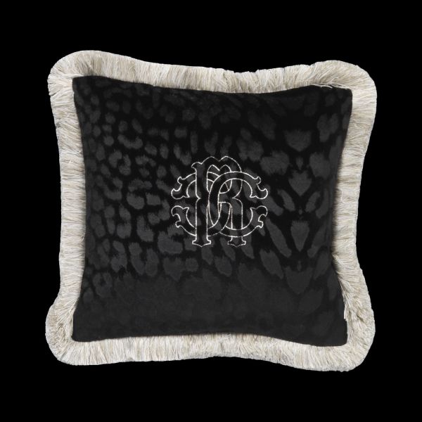 Cuscino Monogram Roberto Cavalli