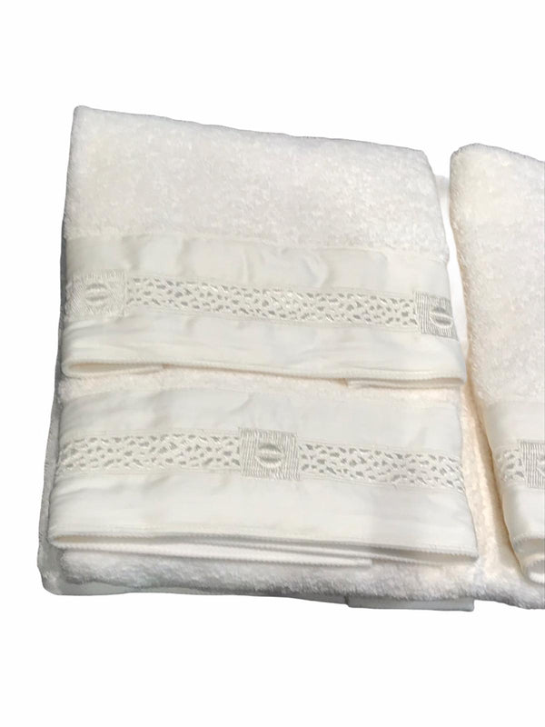 Towels set 2 pieces Borbonese HERITAGE S02