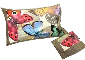 Jogo de cama Borbonese Butterfly L02