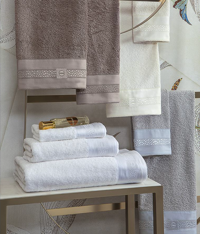 Towels set 2 pieces Borbonese HERITAGE S01