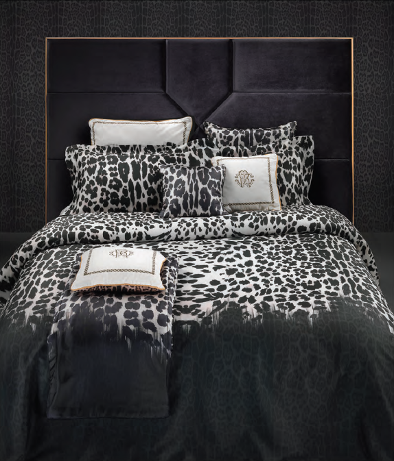 Jogo de cama casal com capa de edredon Queen of Sicily Roberto Cavalli 2012911