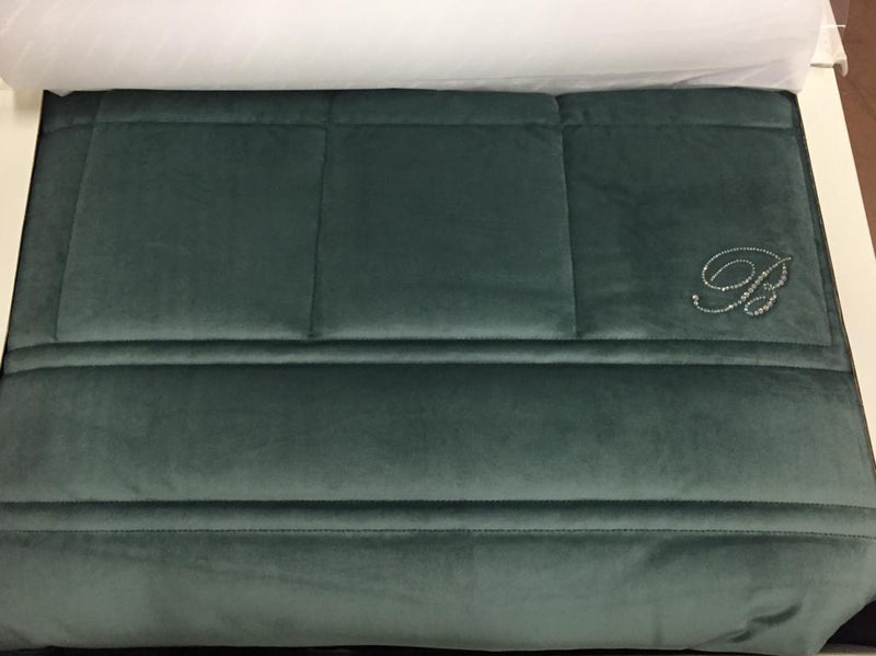 Copriletto matrimoniale Blu Velvet Blumarine 74944