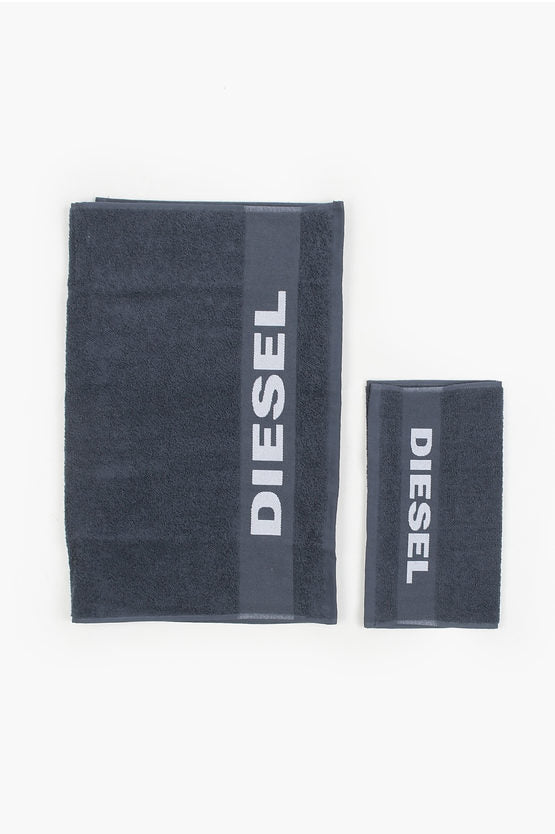 Coppia Asciugamani Sport Logo Diesel