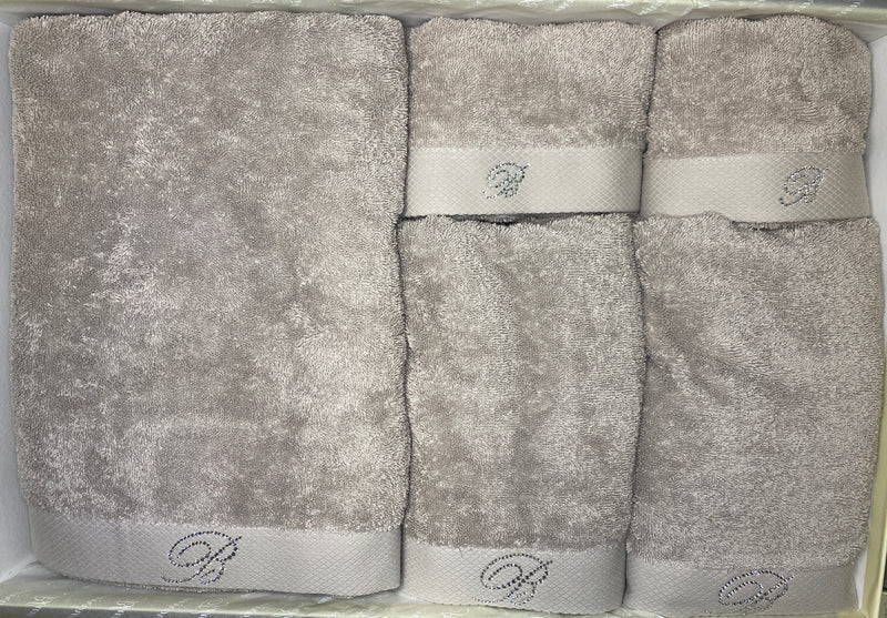 Asciugamani set 5 pezzi Benessere Blumarine 79094