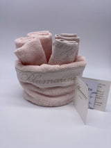 Cestino con 4 asciugamani Spa Blumarine 79796