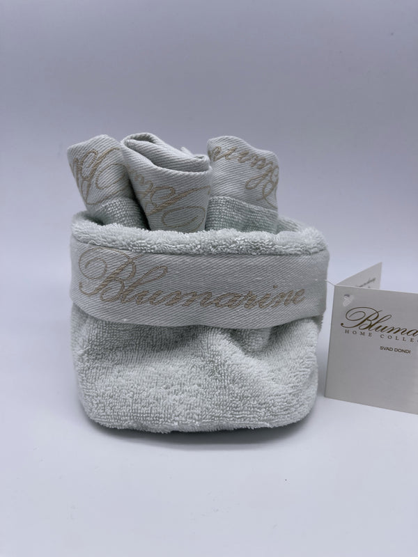 Basket with 4 towels Spa Blumarine 79475