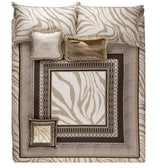 Juego de cama con funda nórdica Frame Zebrage ROBERTO CAVALLI 88341