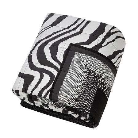 Um cobertor Frame Zebrage Roberto Cavalli 88349