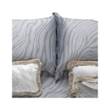 Jogo de roupa de cama com capa de edredon Macro Zebrage Roberto Cavalli 88374