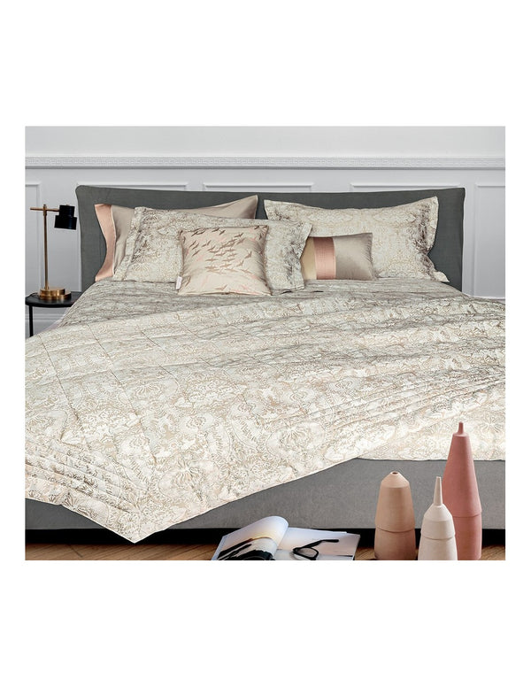 Jogo de cama casal com capa de edredon Lumiere La Perla 251432