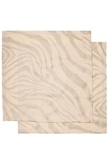 Tovaglioli set 2 pezzi Platinum Zebrage Roberto Cavalli 98789