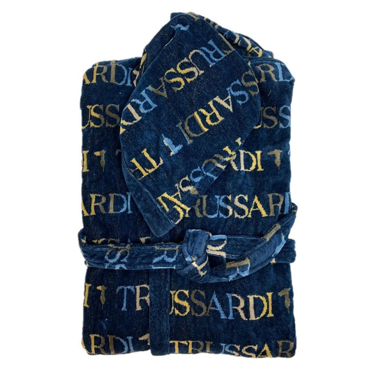 Accappatoio con collo scialle Turquoise coast Trussardi 2006965